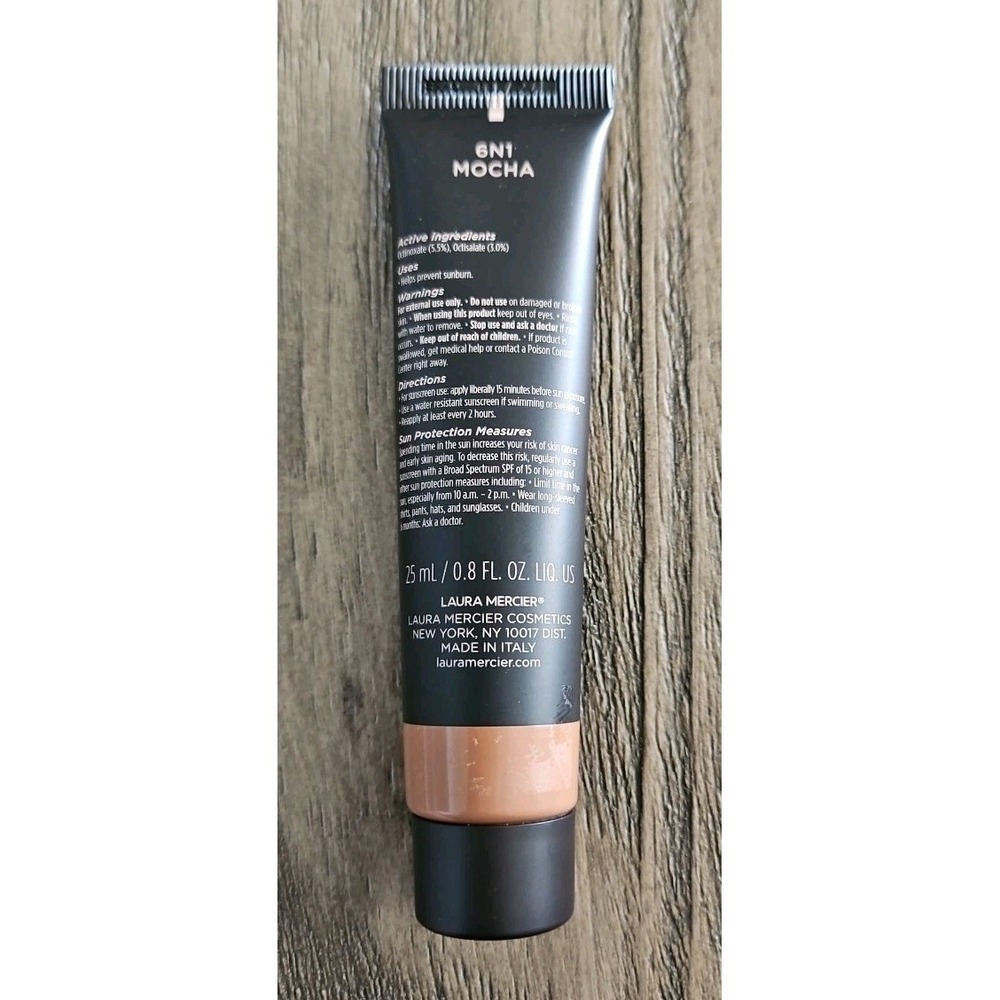 2X Laura Mercier Tinted Moisturizer Natural Skin Perfector-6N1 MOCHA 0.8 oz. - Picture 3 of 4